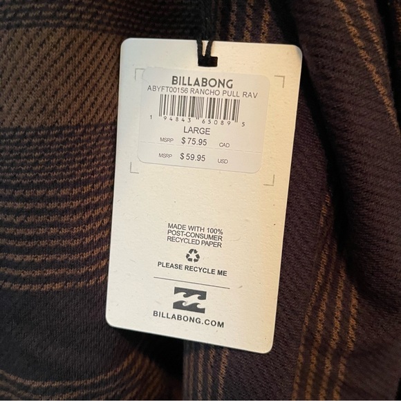 Billabong “Rancho Pull Rav” hoodie - Picture 5 of 6